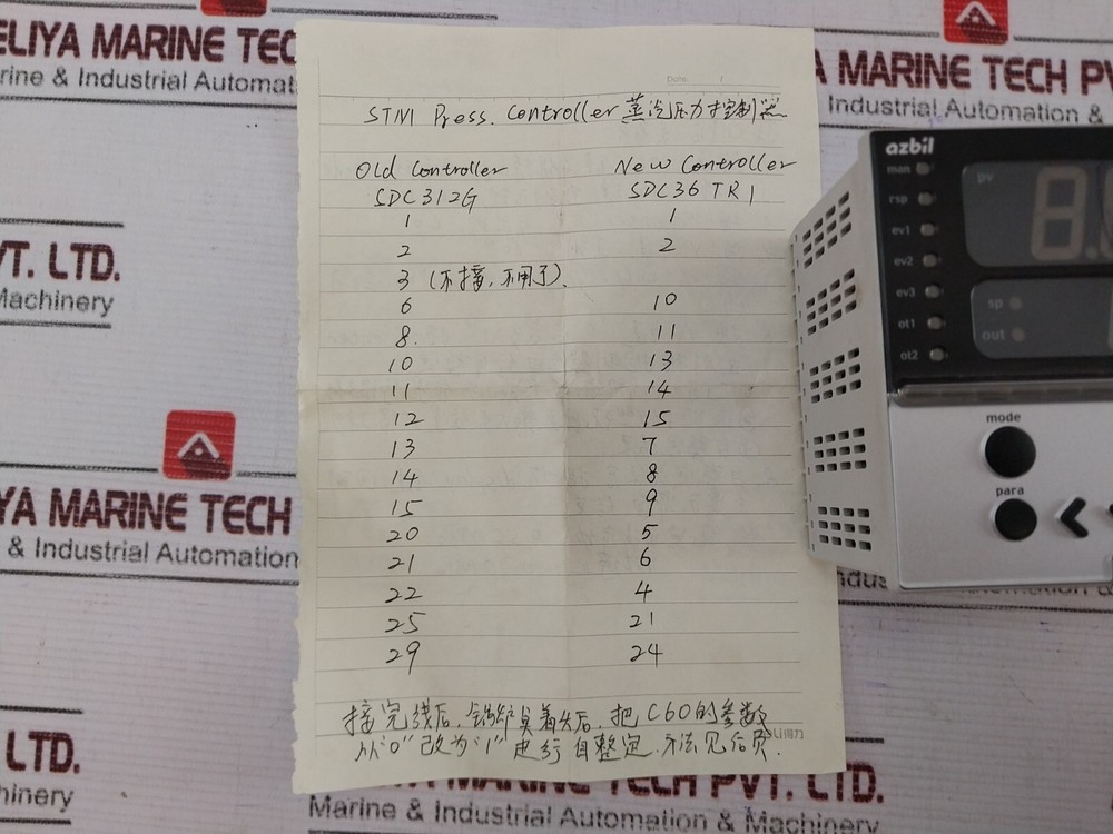 Azbil C36tr1ua2100 Digital Temperature Controller