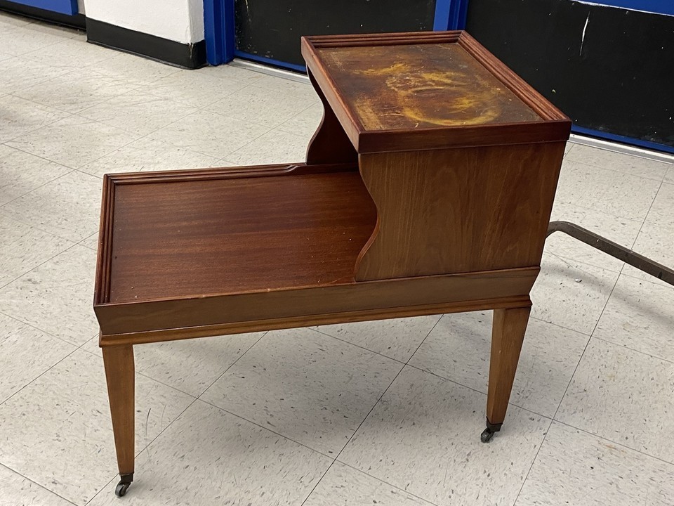 ANTIQUE MID CENTURY TELEPHONE TABLE