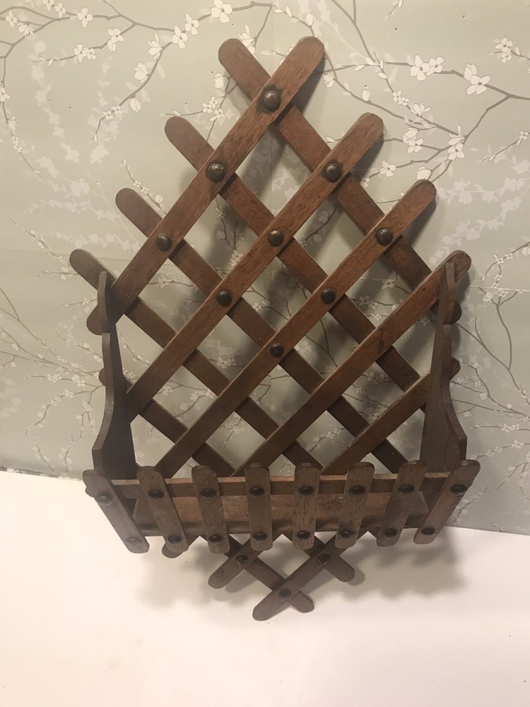 Unique Wooden Letter Holder Caddy Wall Hanging