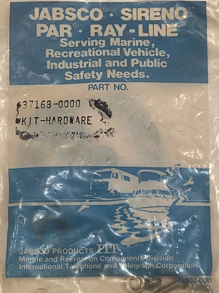 JABSCO PAR PUMP MOTOR HARDWARE KIT 37168-0000
