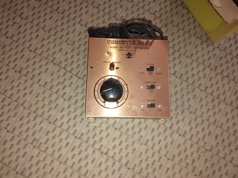 VTG THROTTLE PACK MODEL 3 MODEL RECTIFIER CORPORATION TRAIN TRANSFORMER NOS