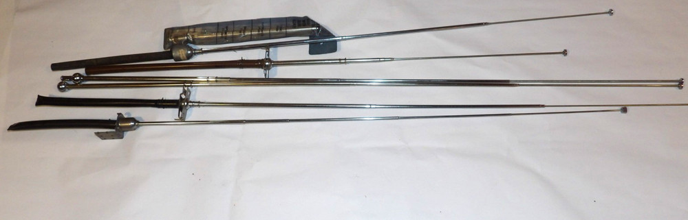 7 VINTAGE UNUSED TRANSISTOR RADIO TELESCOPING ANTENNAS! ASSORTED!