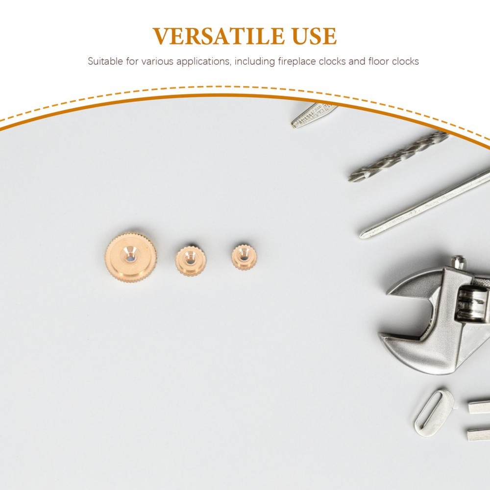 12 Pcs Clock Dial Movement Nut Diy Accessory Fixing Making Parts