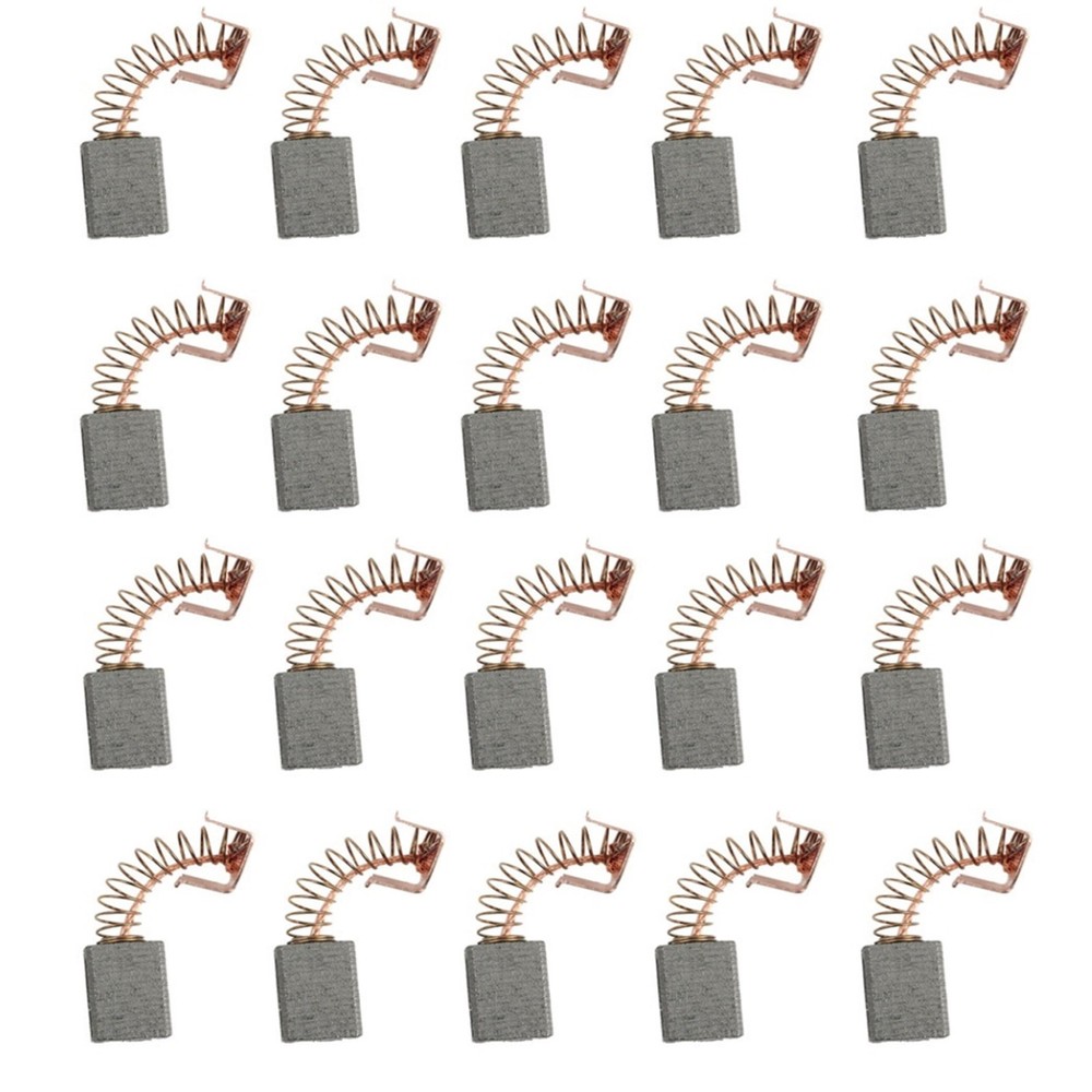 10 Pairs Angle Grinder Motor Carbon Brushes Replacement Part Power Tool