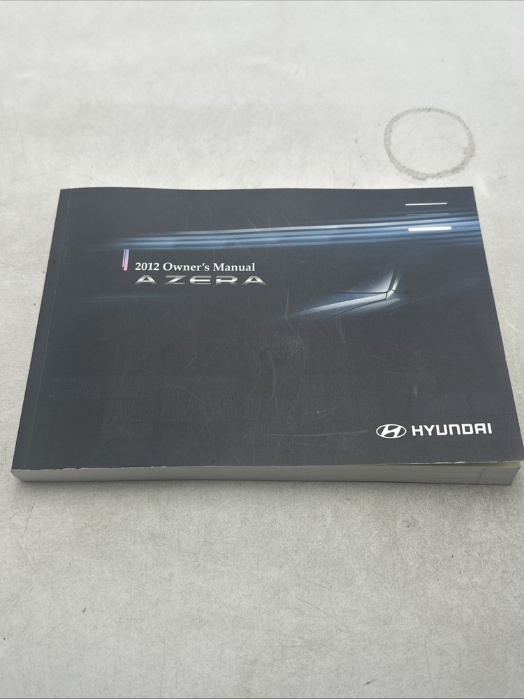 2012 Hyundai Azura owners manual