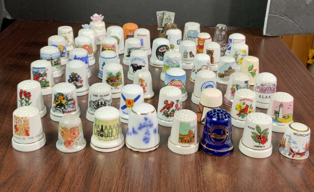 Lot of 52 Thimbles