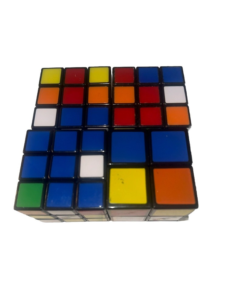 3 Original RUBIK'S CUBE - 2 1/4" square Rubik’s & 1 2 X 2 Cube 1E