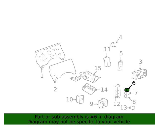 Genuine GM Switch 15784756