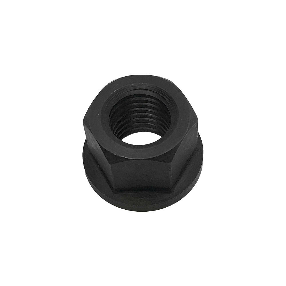 Black Oxide Finish 5/8"-11 Thread Flange Nut Steel Hex Threading 10 Pc