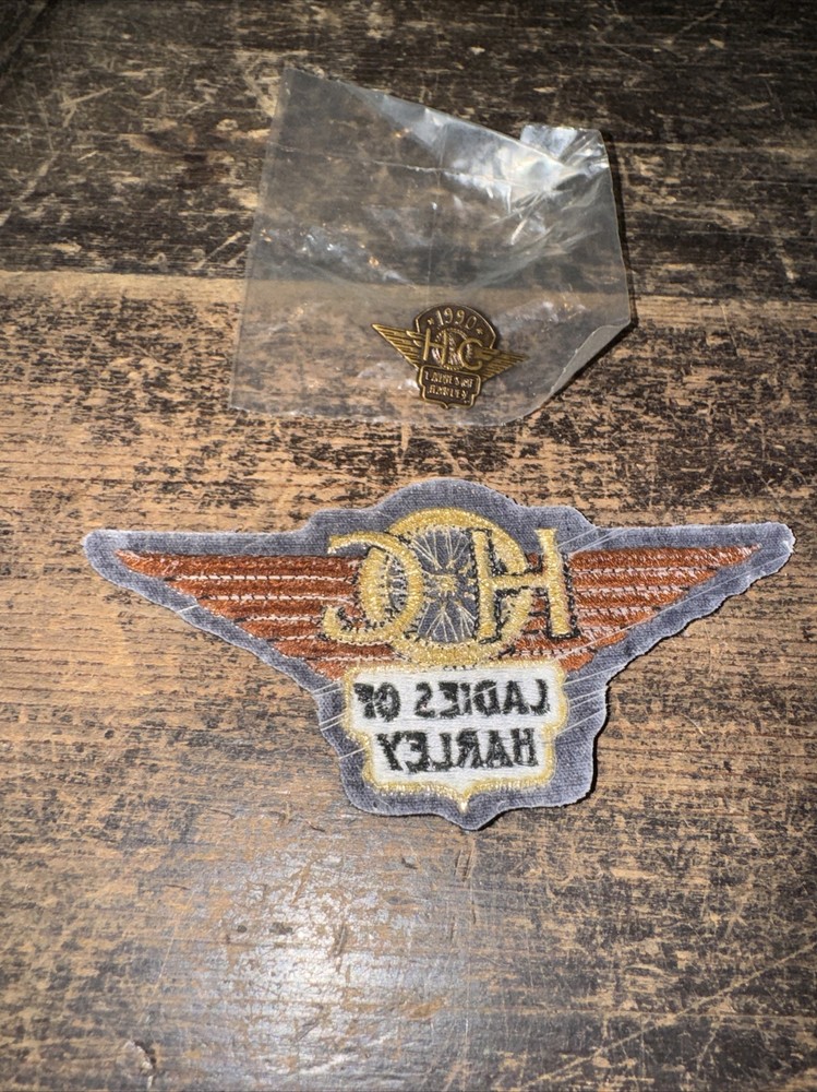 1990 Ladies of Harley Patch and Pin