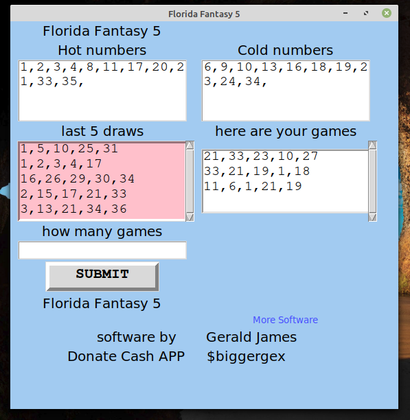 Florida Lottery Pack 4 Programs Numbers software CD for Windows 7 & 8 & 10