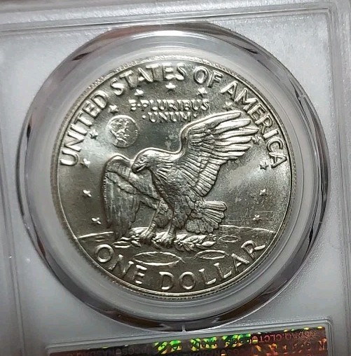 1973 S Eisenhower Ike Dollar $1 PCGS MS65 40% Silver