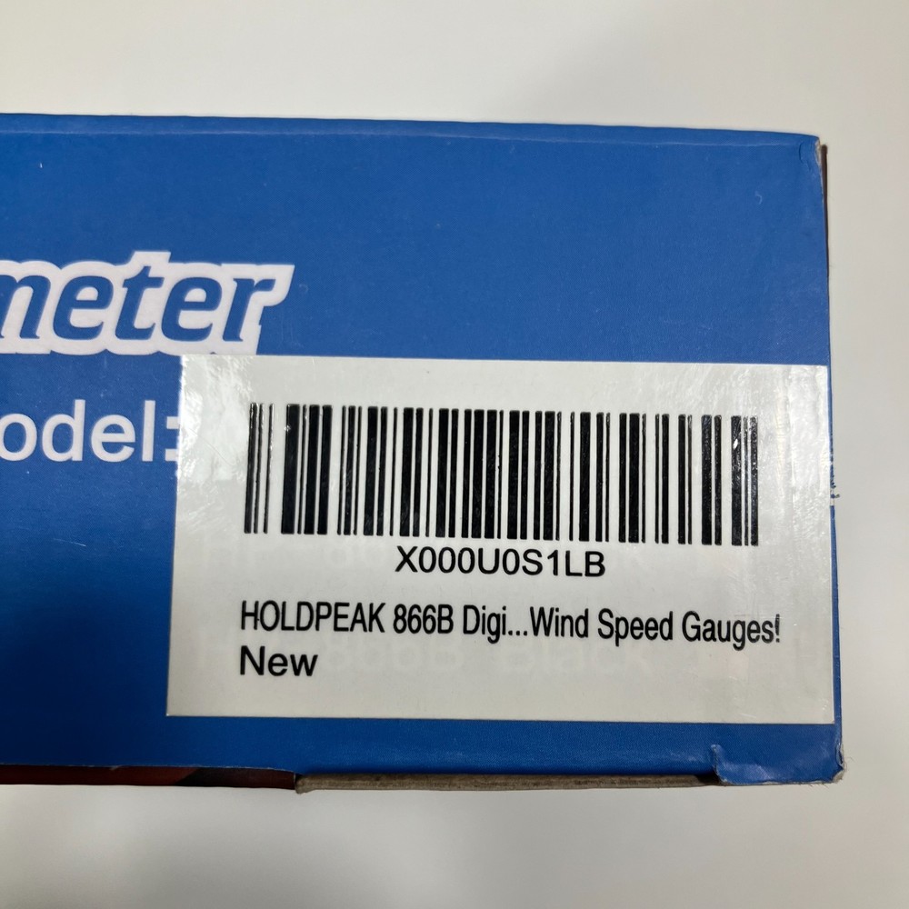 HOLDPEAK 866B Digital Anemometer Handheld Wind Speed Meter
