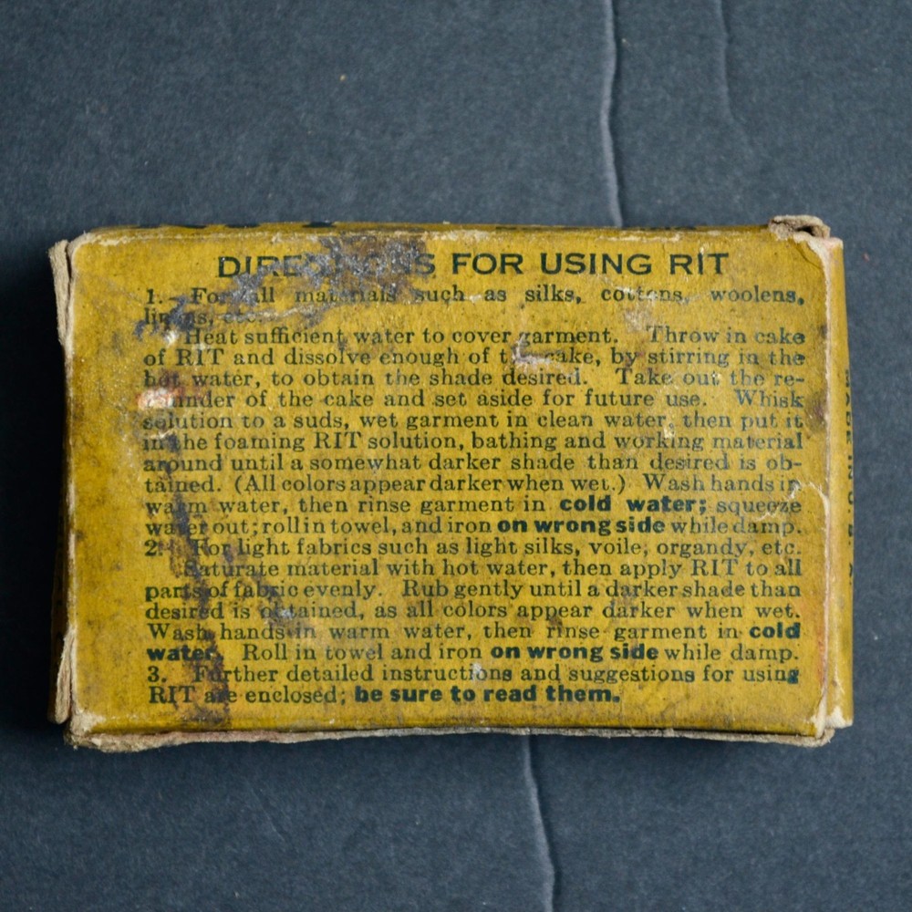 RIT Dye Vintage Box