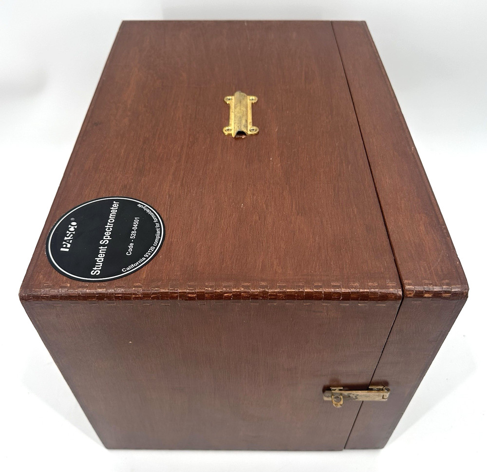 Large Wooden Storage Box (Box Joint) Pasco Student Spectrometer Case