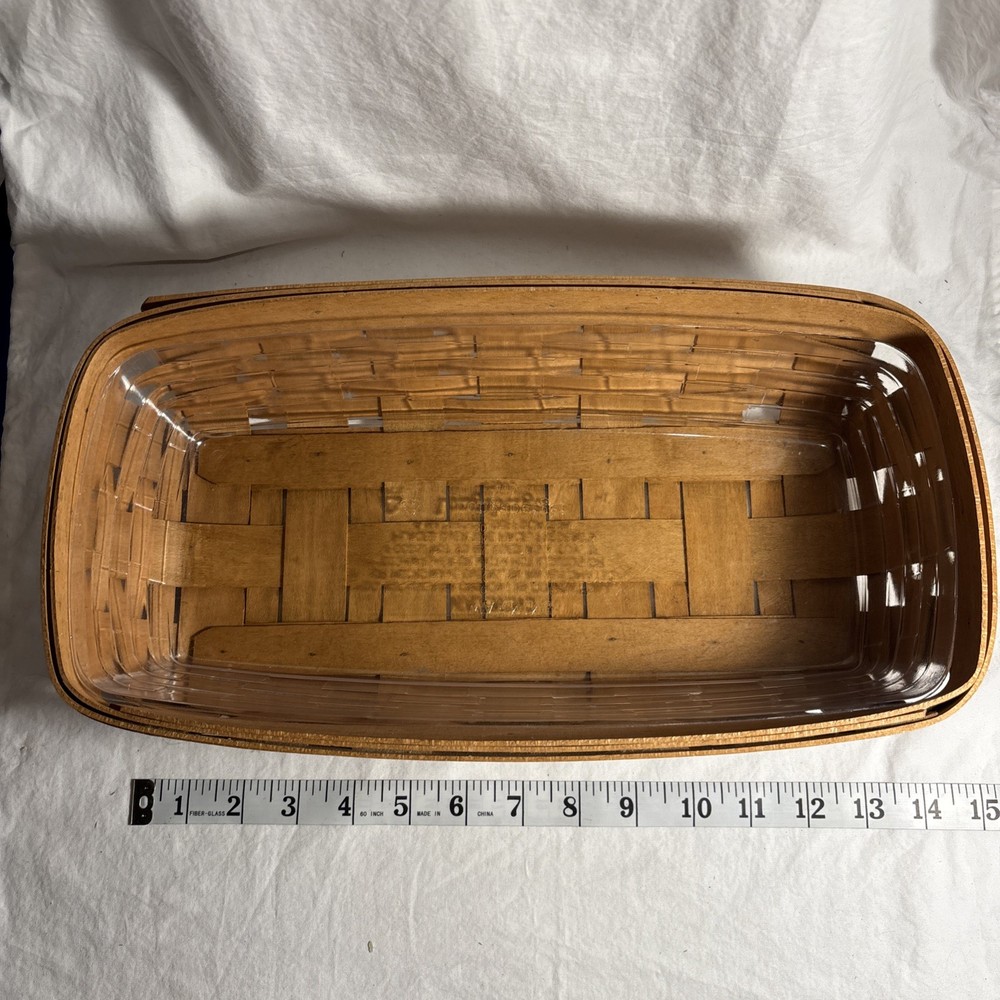 Longenberger Basket 2006 With Plastic Liner rectangle