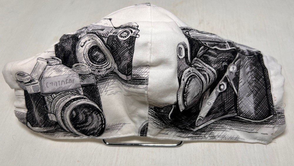 Camera Print  Face Mask