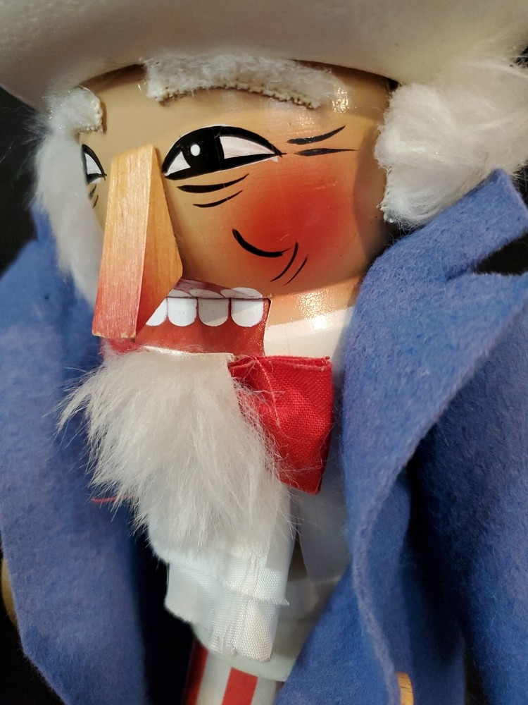Nutcracker Full Size Uncle Sam w/ Sword - Made West Germany Fireworks Festivals