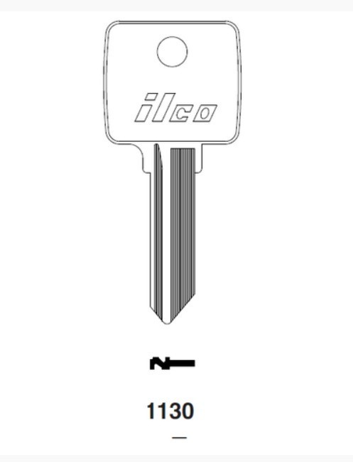 Ilco 1130 Arco Key Blank uncut (1 Pc)