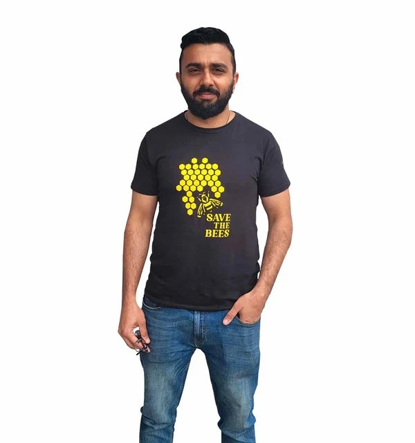 OZ ARMOUR Bee T-Shirts Black