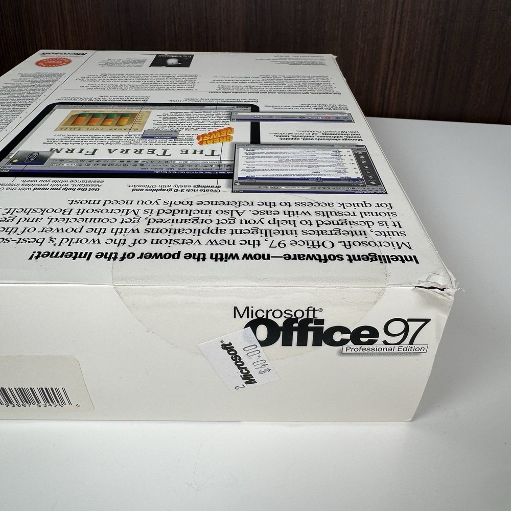 Microsoft Office 97 Professional Edition - NEW SEALED - Big Box