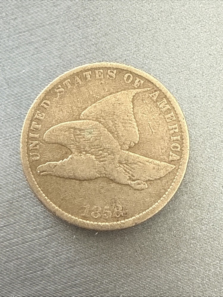 1858 Flying Eagle Cent.