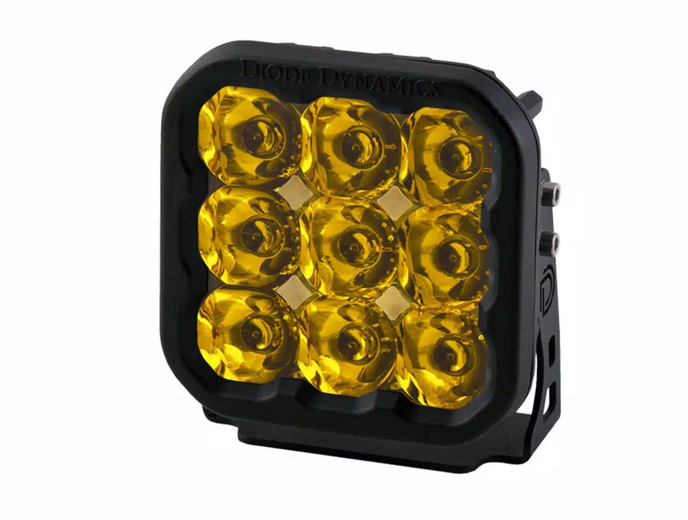 Diode Dynamics 5" Yellow Pro LED Pod one Pro Yellow Combo