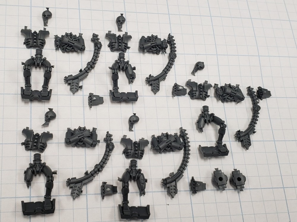 Warhammer 40k Necron Bits Ghost Ark Necron Troop Passengers x5 #24