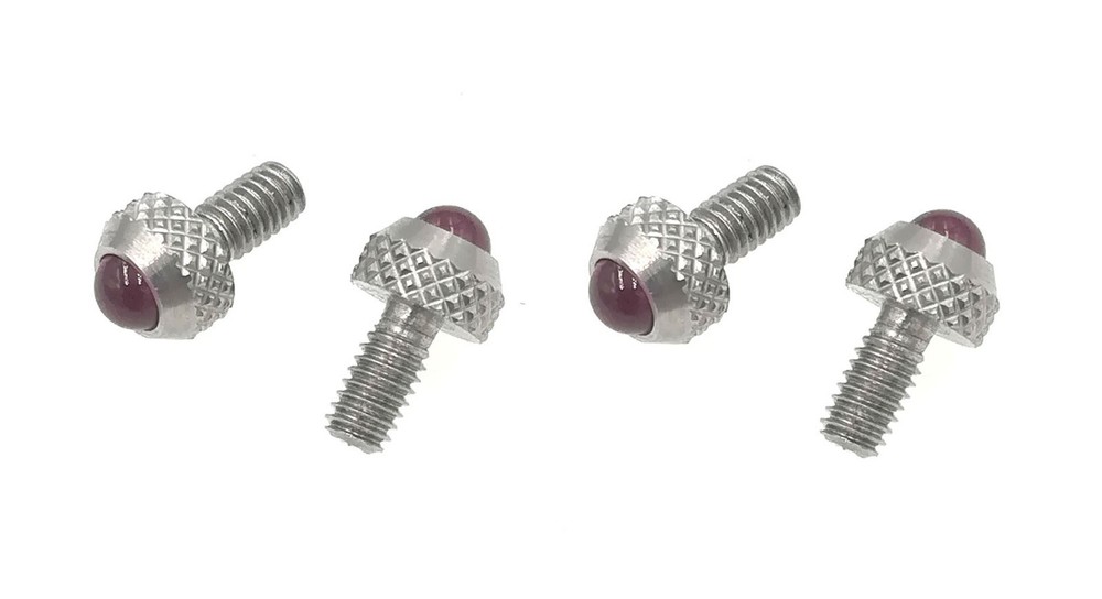 4 Pcs Ball Point Contact Points For Drop Indicators Linear Gage Ruby Tips M2.5