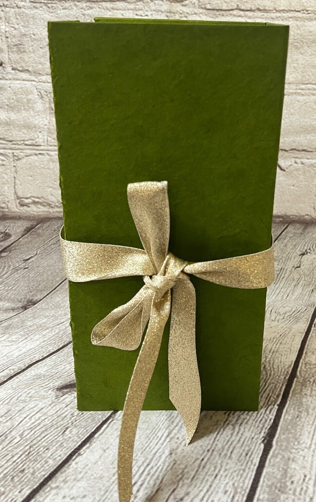 Aveda Foldable Carton Gift Box With Ribbon- (New)-LARGE