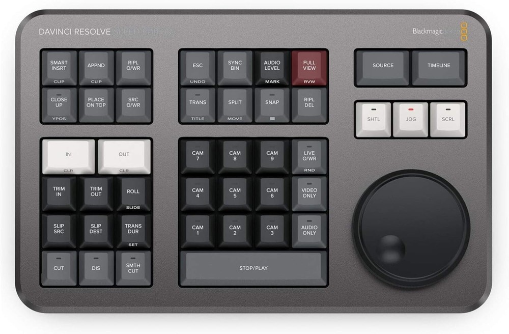 Blackmagic Design DaVinci Resolve Speed ​​Editor dedicated controller singl