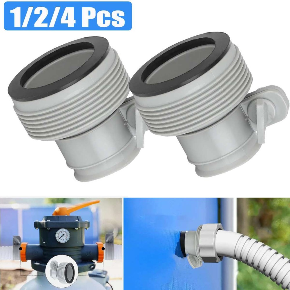 1/2/4PCS For Intex Replacement Hose Adapter Pool Filter Pump Conversion Fitting