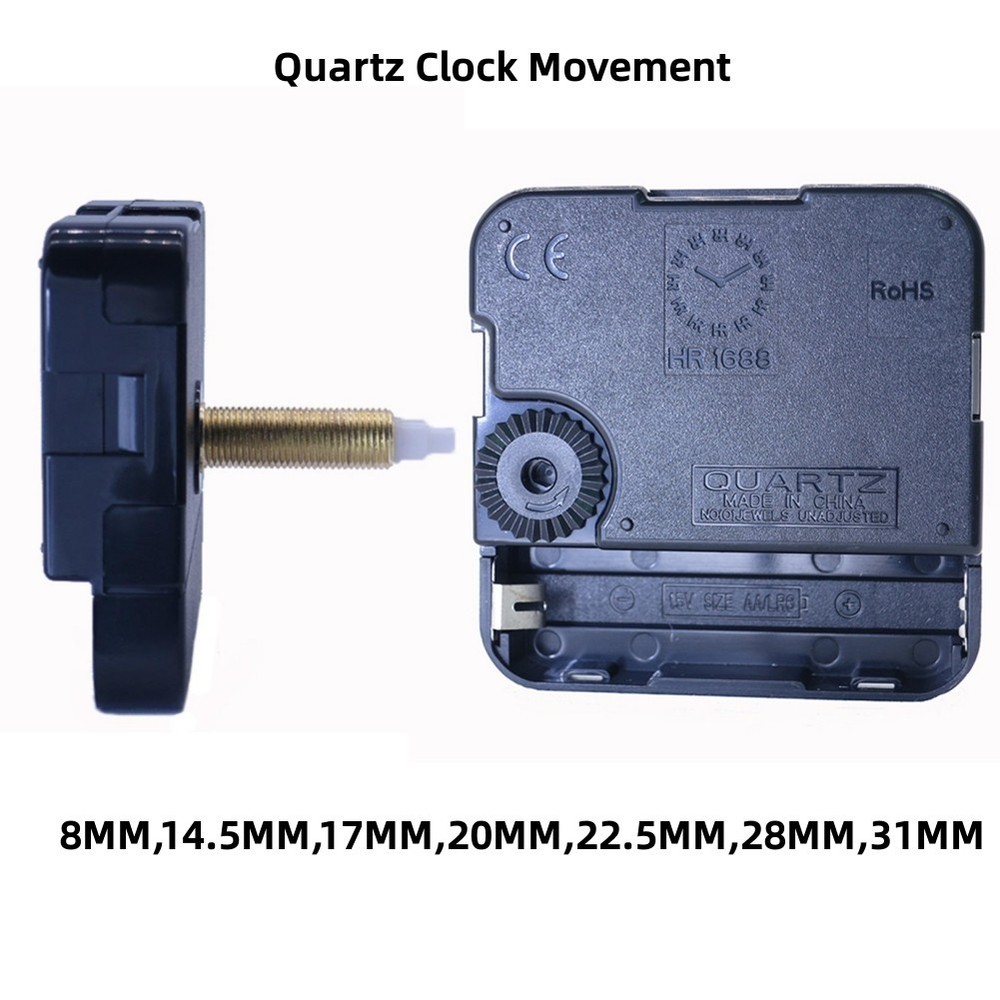 Multisize Quartz Clock Movement Replacement Repair Kit Silent DIY Clock Parts