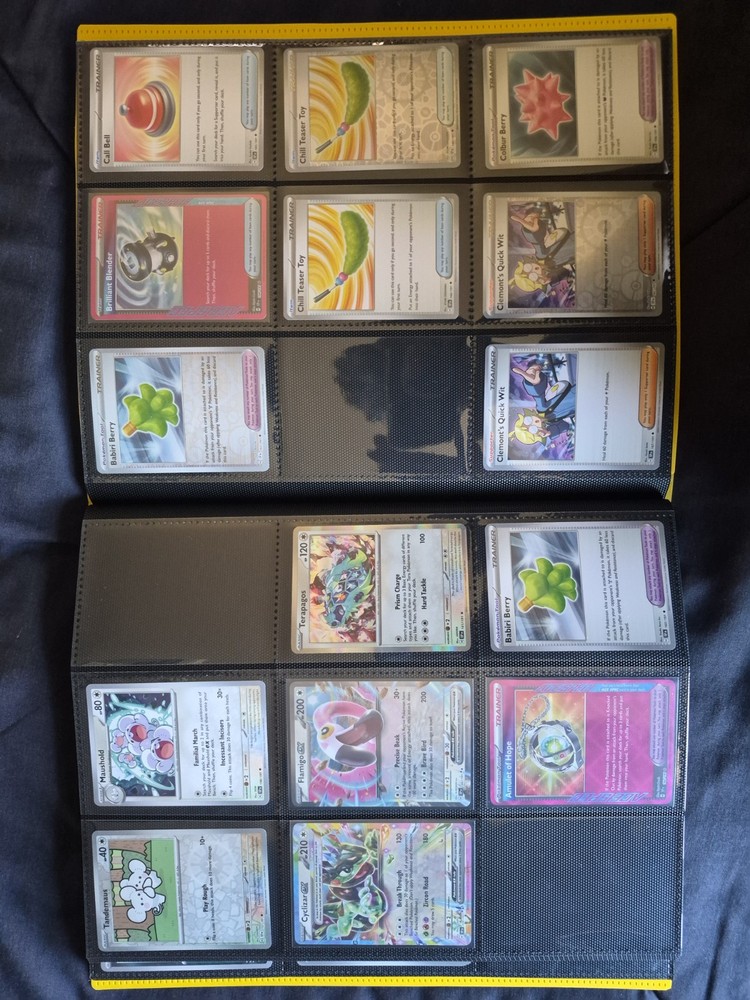 Pokemon Surging Sparks Master Set w Binder 55% Completed w 5 Graded PSA hits 🥞