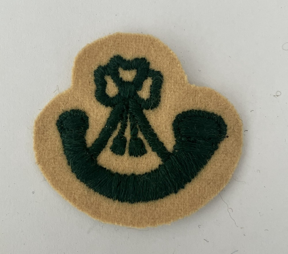 British Army Light Infantry Regimental Bugler qualification badge