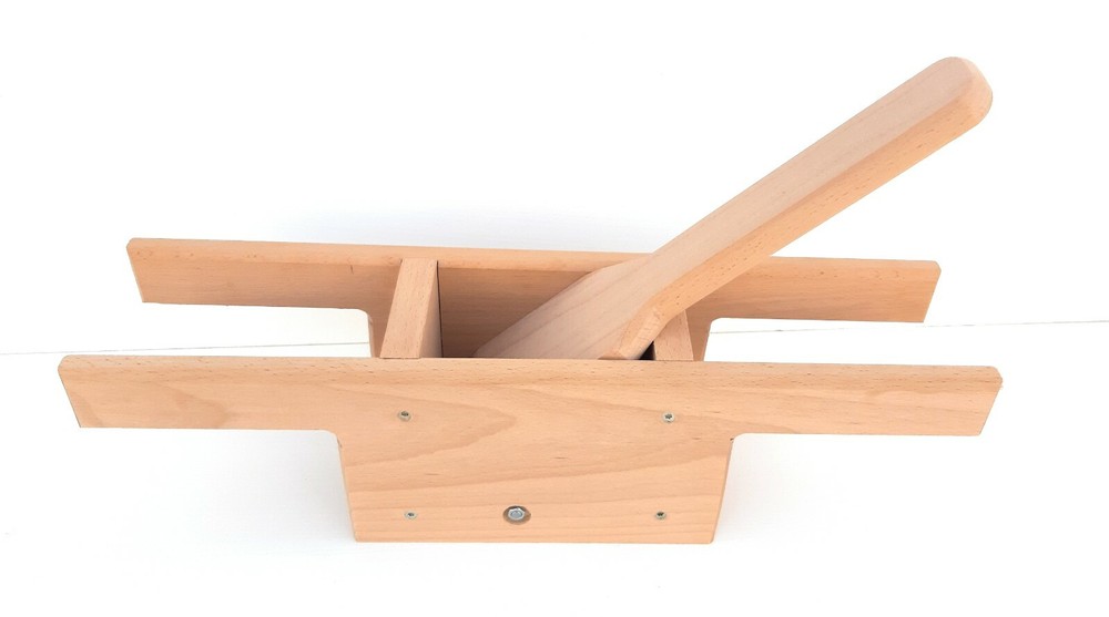 Handcrafted Beech Wood Olive Crusher