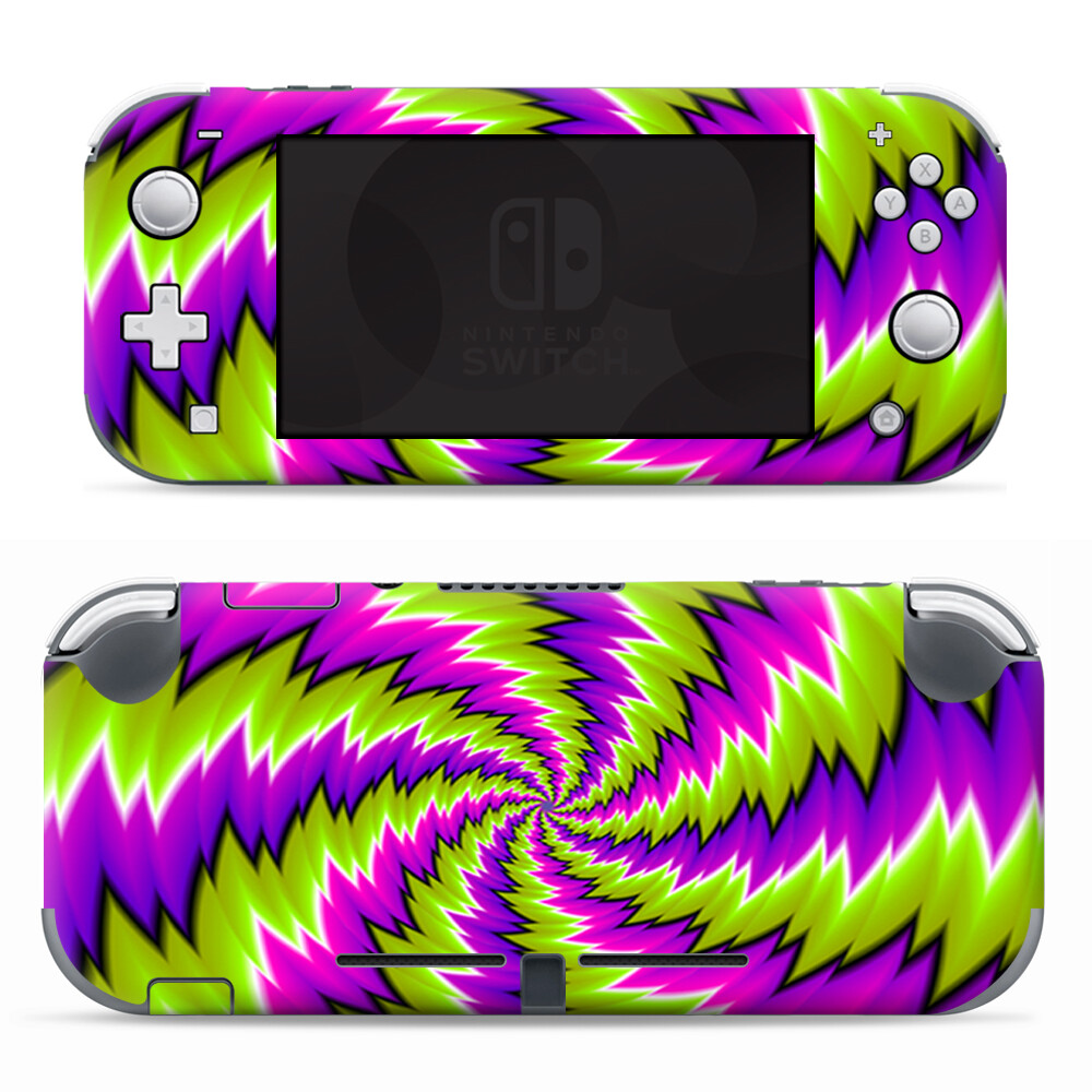 Skins Decals wrap for Nintendo Switch Lite - Psychedelic Moving Swirls