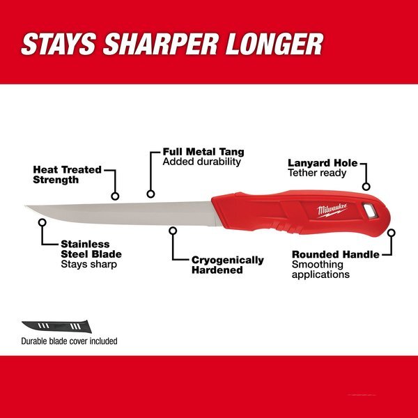 Milwaukee Tool 48-22-1921 Smooth Blade Insulation Knife