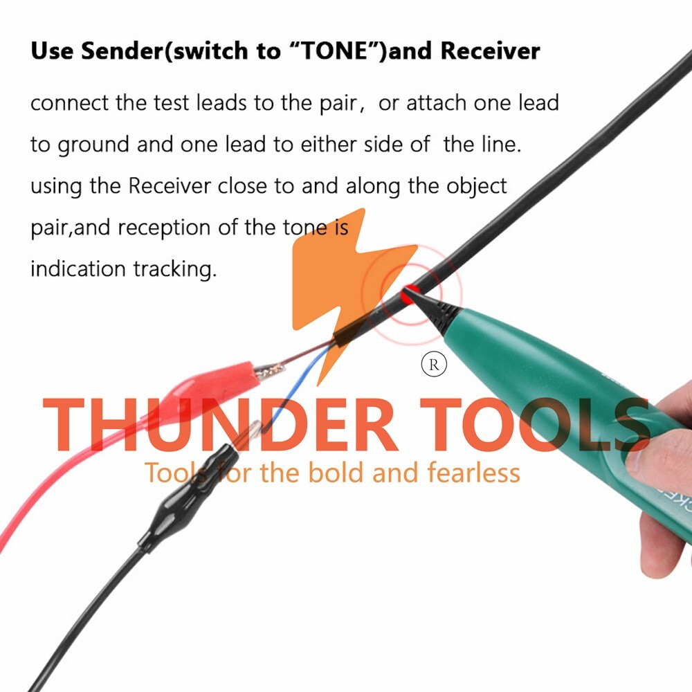 Thunder Tools MS6812 AntiInterference Cable Tester LAN Network Line Finder