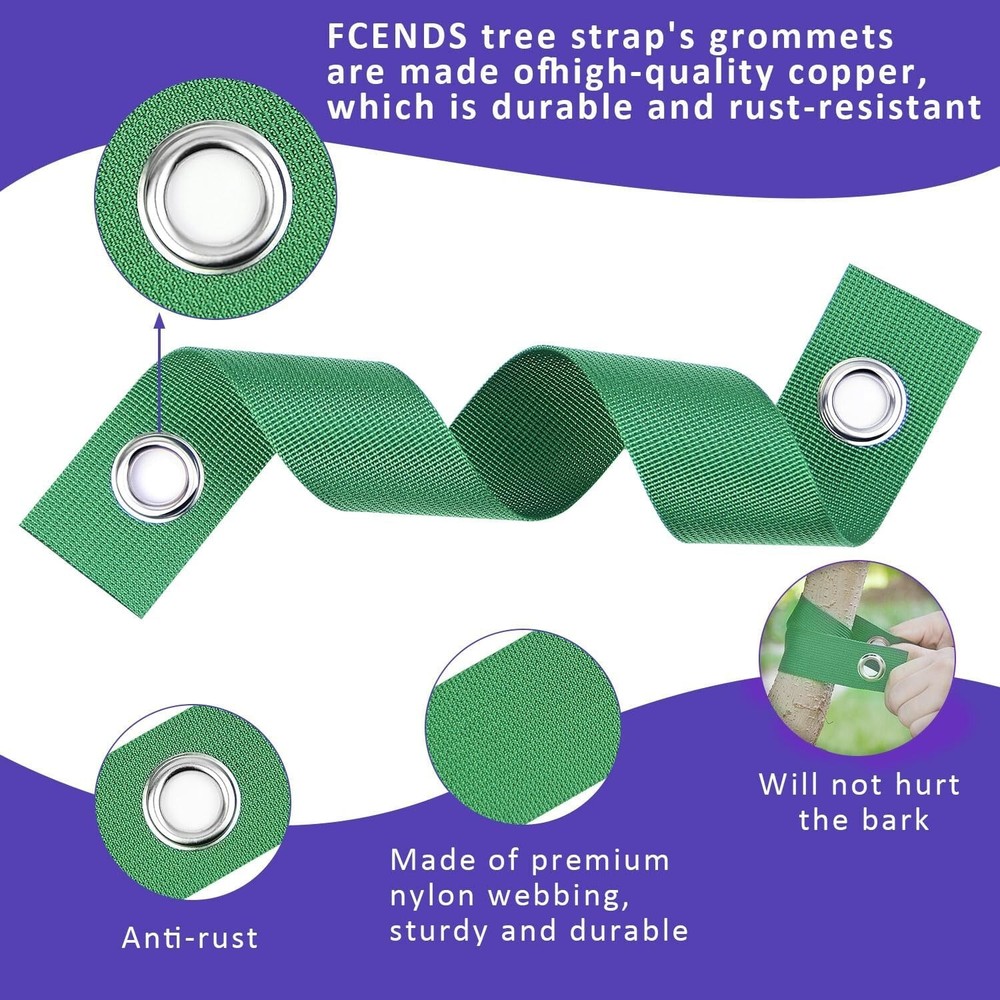 Tree Straps for Staking, 8 PCS Tree Support Straps for Newly Planted Saplings an