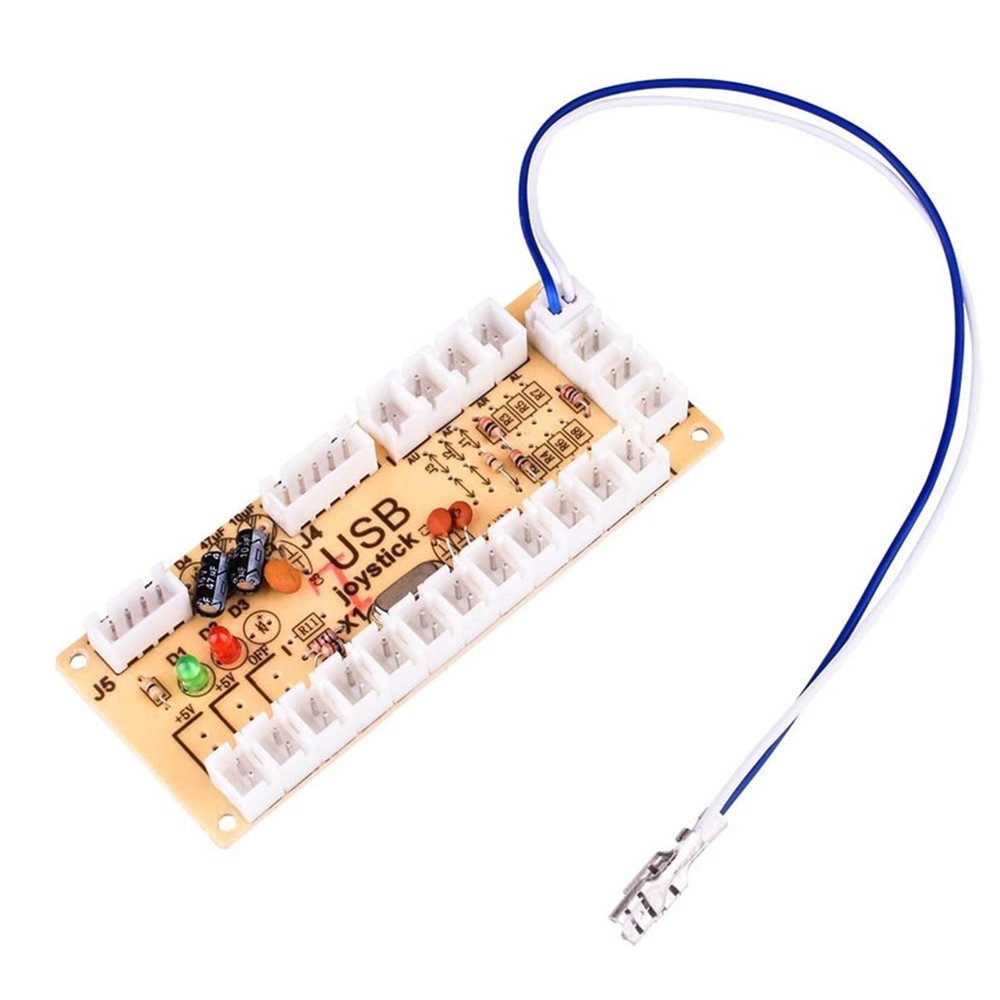 DIY Quimat Zero Delay Arcade USB Encoder Board to Joystick for Mame Jamma PC