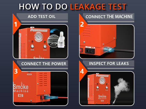 Automobile smoke diagnostic leak detector