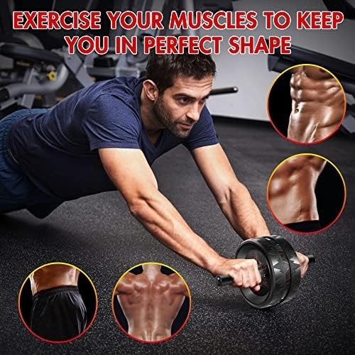 Ab Roller Wheel, Abs Workout Equipment for Abdominal & Core Strength