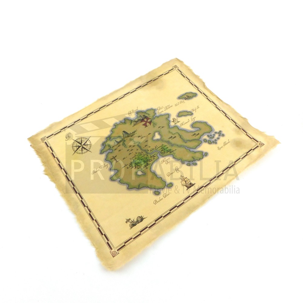 ONCE UPON A TIME Neverland Map S03E02 Original Prop (3396-9014)