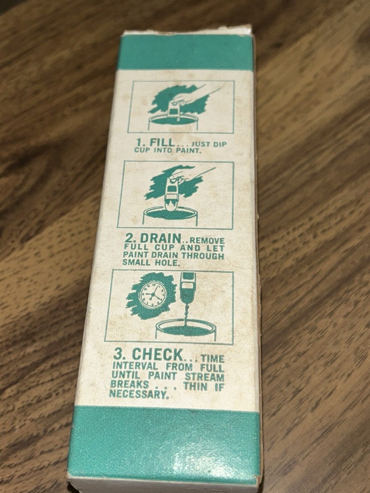 Vintage Sears Paint Viscosimeter W/ Original Box