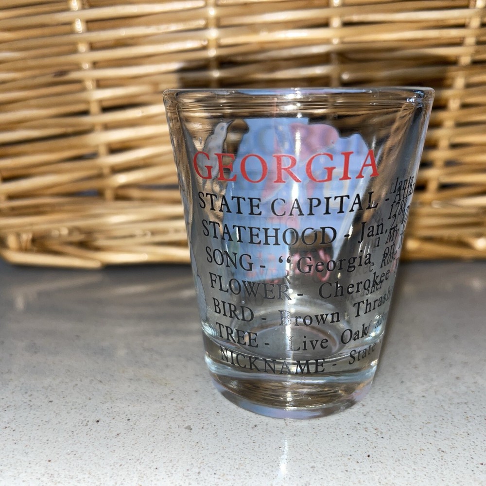 GEORGIA STATE SHOT GLASS