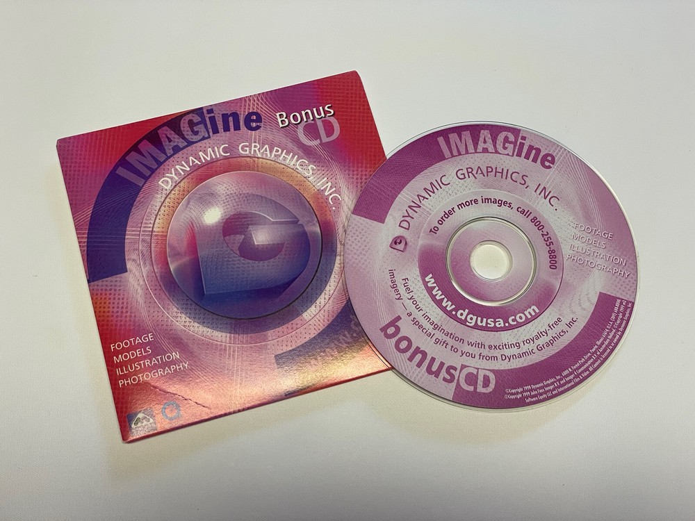 Dynamic Graphics IMAGine bonus CD (Used-Very Good) 