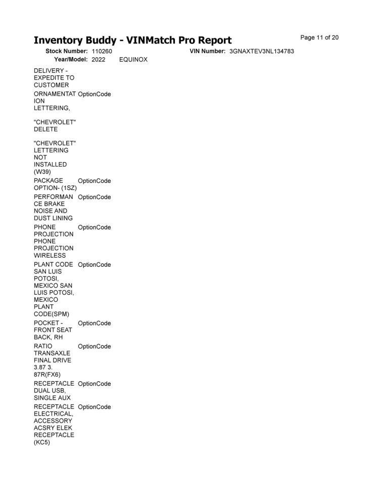 Dash Panel Without Forward Collision Warning Fits 18-22 EQUINOX 10304176