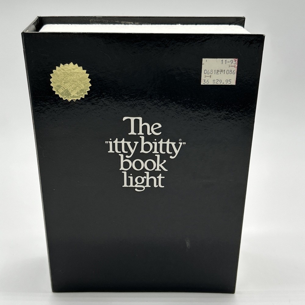 The Itty Bitty Book Light By Zelco, 1982 w/ Accessories [Works with Plug - Read]