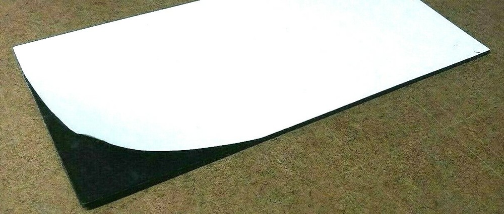 Neoprene Rubber Solid Sheet -Peel-Back Adhesive 1/8"Thk x 4" W x 3-Ft L Strip